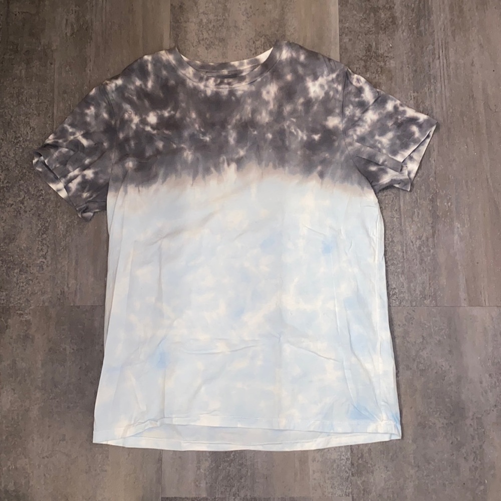 Tie-dye, black and blue, American Eagle T-shirt